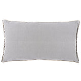 Schumacher Grey 27" x 47" Tipografico Floor Pillow