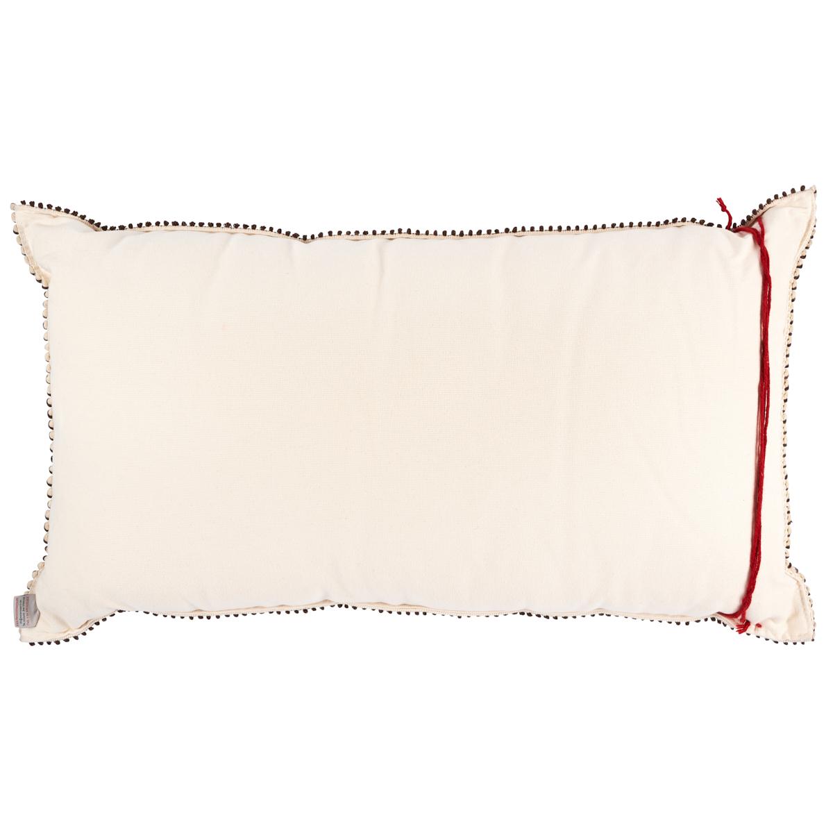 Schumacher Red 27" x 47" Cactus Floor Pillow