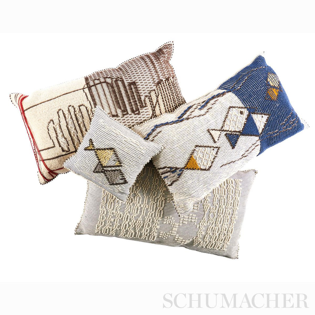 Schumacher Cactus Floor Red 27" x 47" Pillow