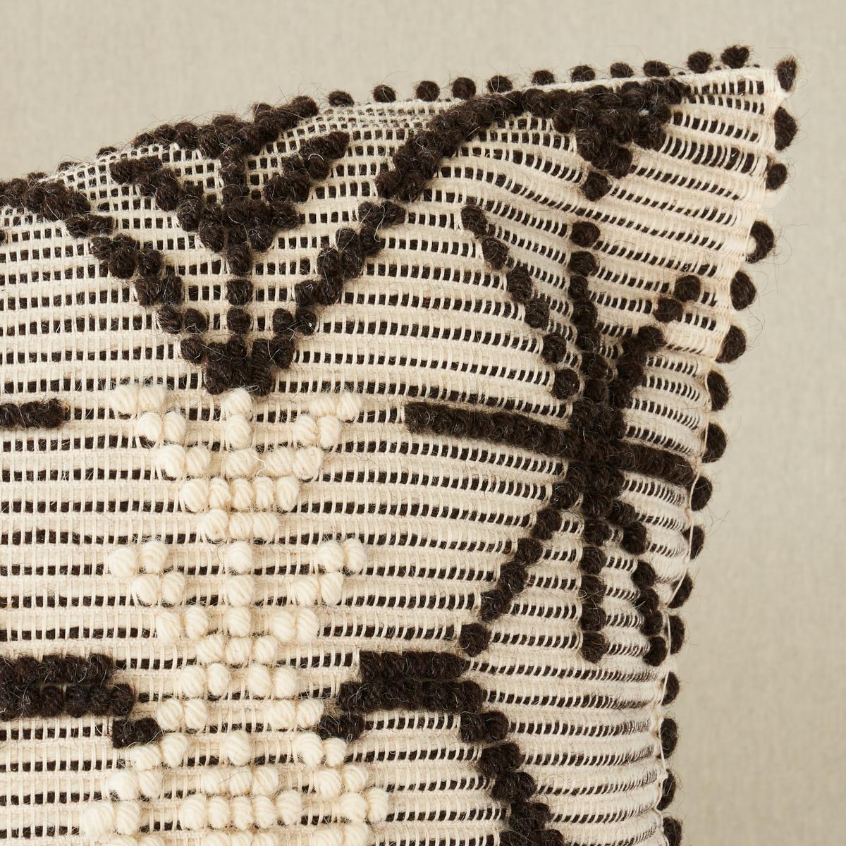 Schumacher Black & White 47" x 27" Kara Floor Pillow