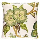 Schumacher Hothouse Flowers Verdance 18" x 18" Pillow