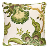 Schumacher Hothouse Flowers Verdance 18" x 18" Pillow