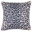 Schumacher Ink/Natural 18" x 18" Iconic Leopard Pillow