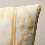 Schumacher Santa Monica Ikat Yellow 22" x 22" Pillow