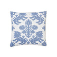 Schumacher Blue & White 18" x 18" Regalia Pillow