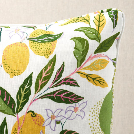 Schumacher Garden 18" x 18" Citrus Garden I/O Pillow