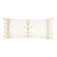 Schumacher Sand 30" x 14" Acanthus Stripe Pillow