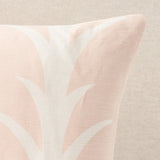 Schumacher Blush 30" x 14" Acanthus Stripe Pillow