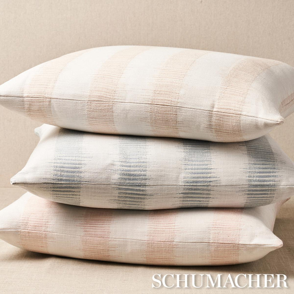 Schumacher Attleboro Ikat Natural 18" x 18" Pillow
