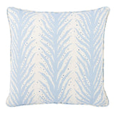 Schumacher Sky 20" x 20" Creeping Fern Pillow