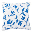 Schumacher Navy 22" x 22" Laurel Pillow