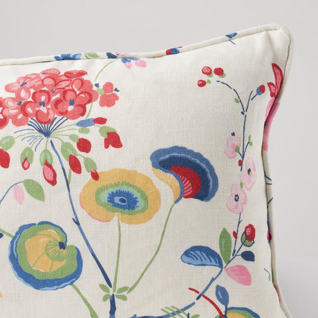 Schumacher Multi 16" x 12" Vasily Linen Pillow