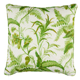 Schumacher Tropical 22" x 22" Myers Fern Linen Pillow
