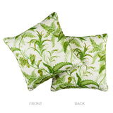 Schumacher Tropical 22" x 22" Myers Fern Linen Pillow