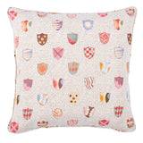 Schumacher Heraldic Spezzatura 20" x 20" Pillow