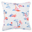 Schumacher Sky & Pink 20" x 20" Valletta Pillow