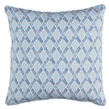 Schumacher Blues 20" x 20" Dexter I/O Pillow