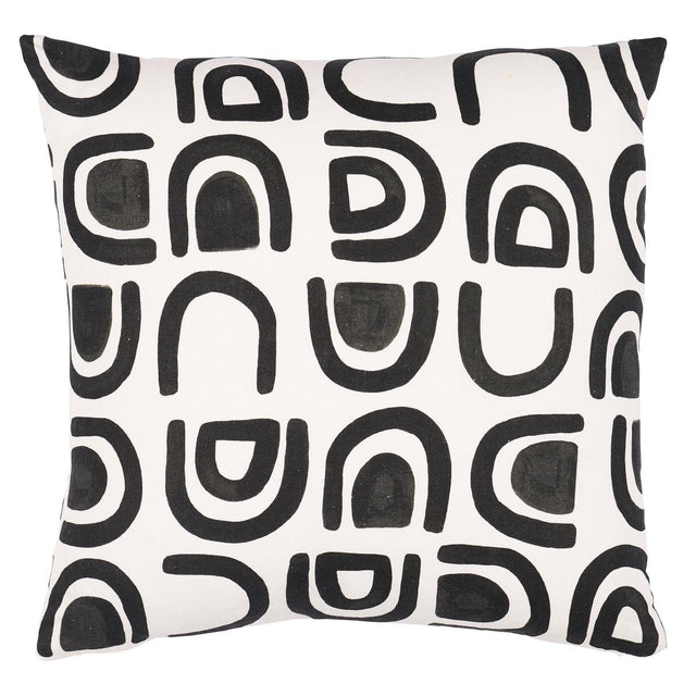 Schumacher Carbon 20" x 20" Threshold Pillow