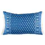Schumacher Indigo 20" x 12" Indah Batik Pillow