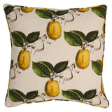 Schumacher Natural 20" x 20" Le Citron Pillow