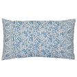 Schumacher Indigo 20" x 12" Daisy I/O Pillow