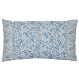 Schumacher Indigo 20" x 12" Daisy I/O Pillow