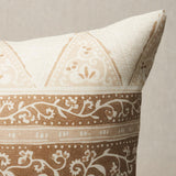 Schumacher Neutral 27" x 14" Foxglove I/O Pillow