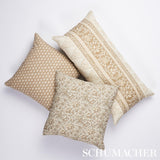 Schumacher Neutral 27" x 14" Foxglove I/O Pillow
