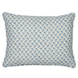 Schumacher Oleander I/O Indigo 16" x 12" Pillow
