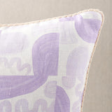 Schumacher Wisteria 16" x 24" Maple Lumbar Pillow