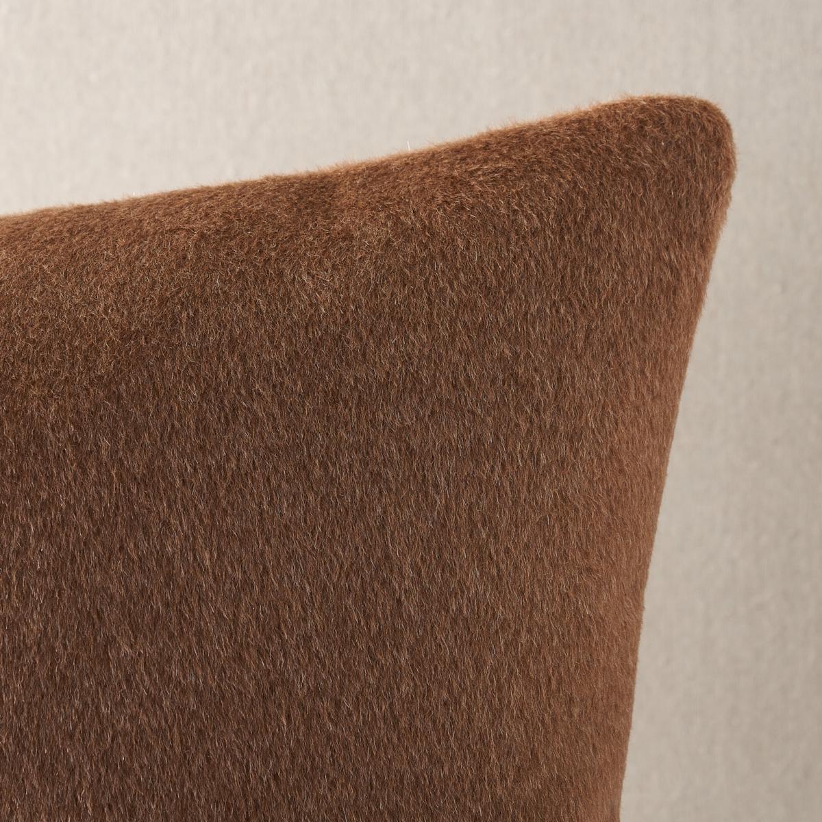 Schumacher Dixon Mohair Vicuna 18" x 18" Pillow