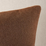 Schumacher Dixon Mohair Vicuna 18" x 18" Pillow