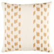 Schumacher Sand 20" x 12" Izmir Ikat Stripe Pillow