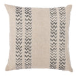 Schumacher Black 20" x 20" Kudu Stripe + Kudu Pillow