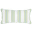 Schumacher Green 24" x 12" Audrey Stripe Pillow