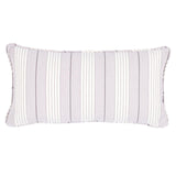 Schumacher Lilac 24" x 12" Audrey Stripe Pillow