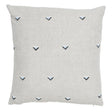 Schumacher Overlapping Triangles Black & White 22" x 22" Pillow
