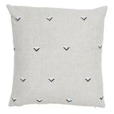 Schumacher Overlapping Triangles Black & White 22" x 22" Pillow