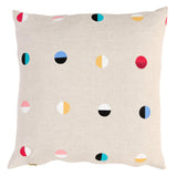 Schumacher Natural Moons 22" x 22" Joshua Tree Pillow