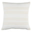 Schumacher Ohara Stripe Indoor/Outdoor Ivory 18" x 18" Pillow