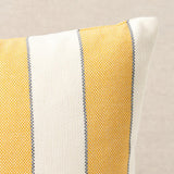 Schumacher Yellow 24" x 12" Blumont Indoor/Outdoor Pillow