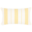 Schumacher Yellow 20" x 12" Lubeck Stripe Pillow