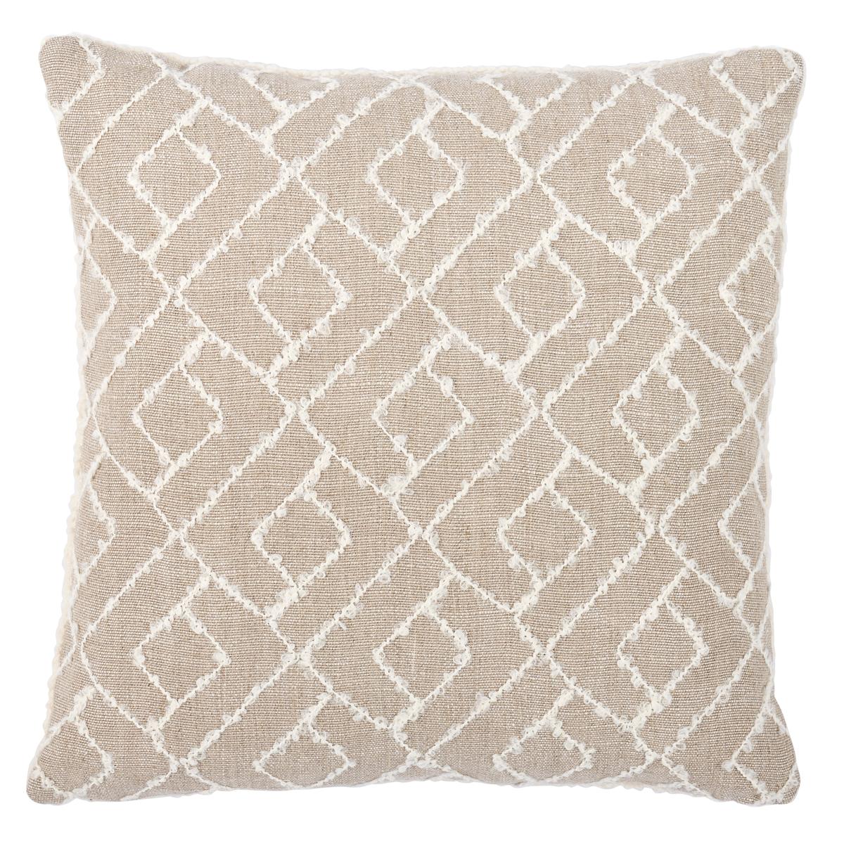 Schumacher Natural 20" x 20" Durant Pillow