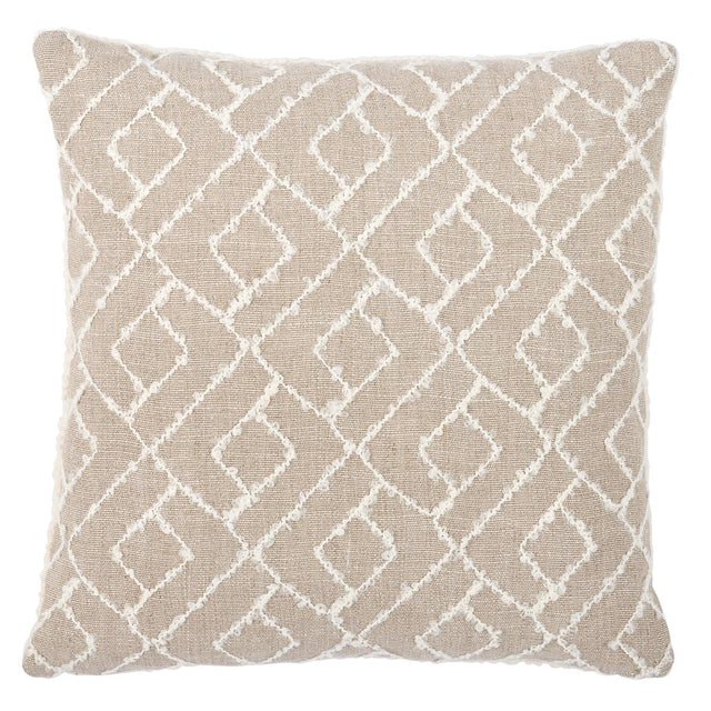 Schumacher Natural 20" x 20" Durant Pillow
