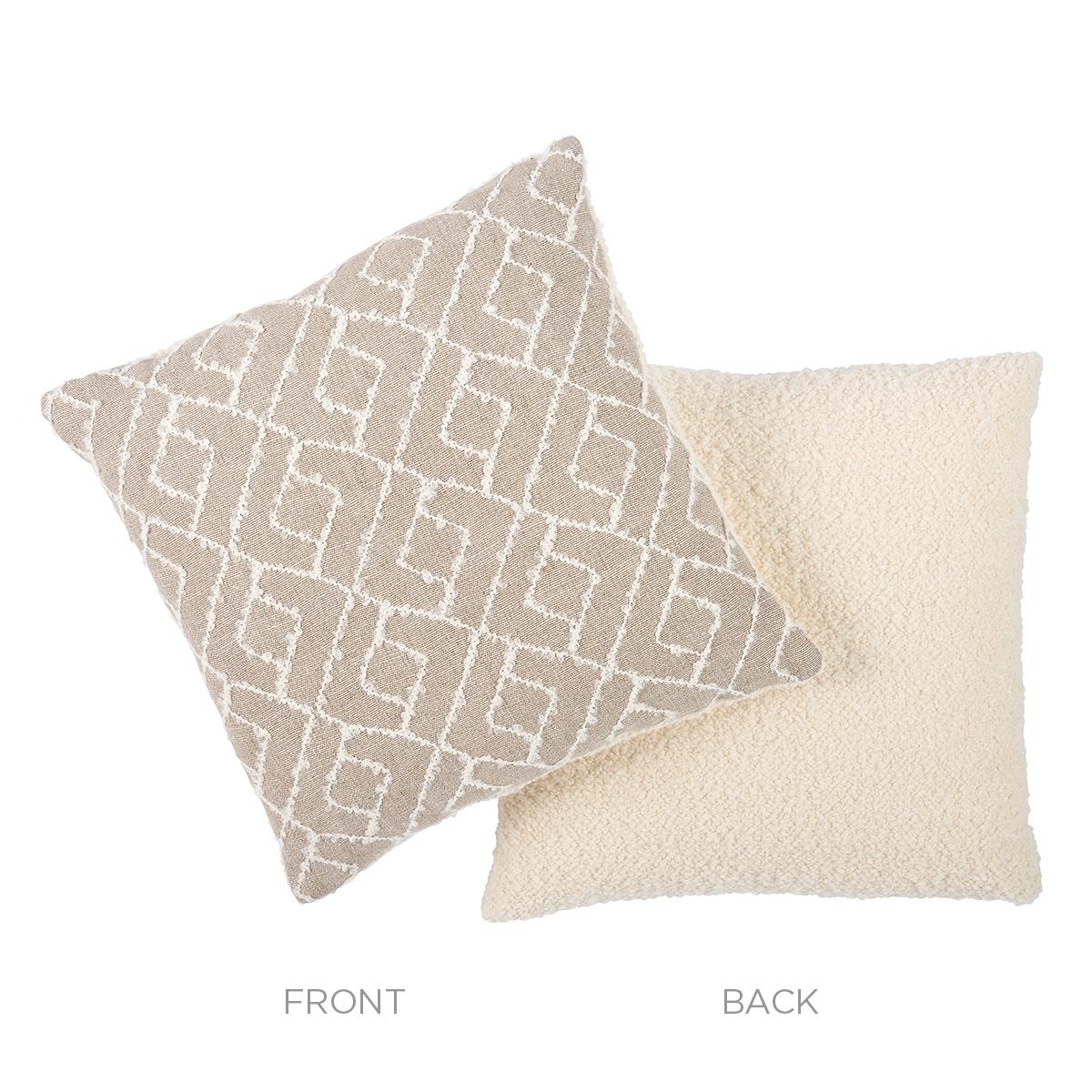 Schumacher Natural 20" x 20" Durant Pillow