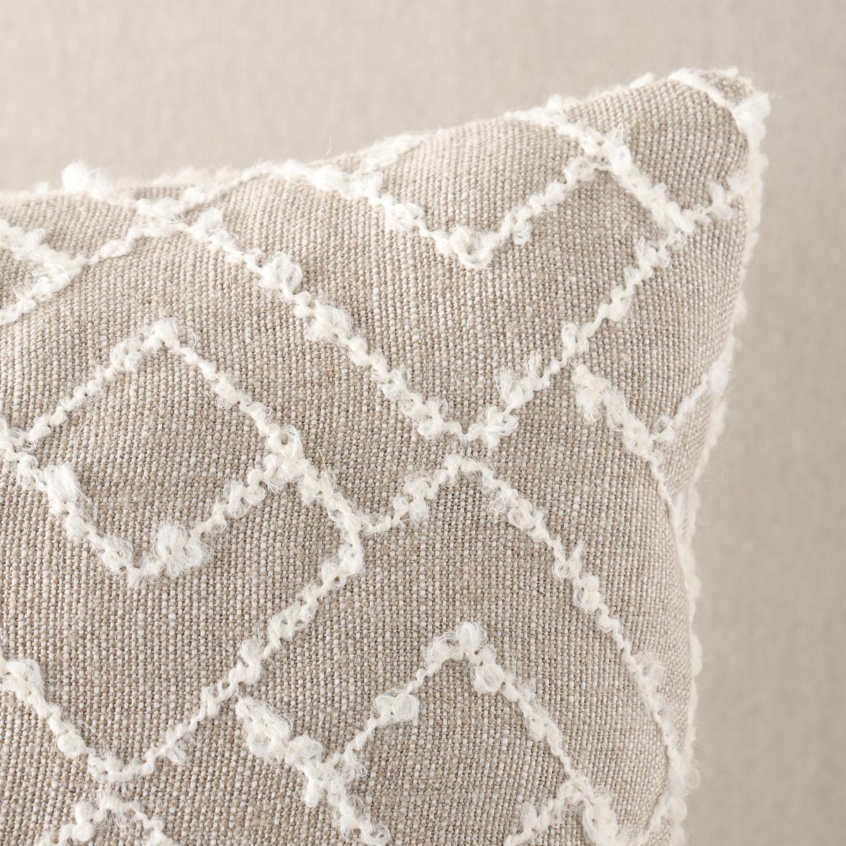 Schumacher Durant Natural 20" x 20" Pillow