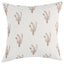 Schumacher Stora Embroidery Ivory 22" x 22" Pillow
