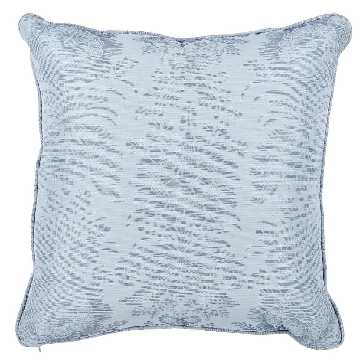Schumacher Blue 20" x 20" Greta Pillow