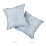Schumacher Blue 20" x 20" Greta Pillow