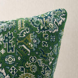 Schumacher Pallay Epingle Emerald 20" x 20" Pillow